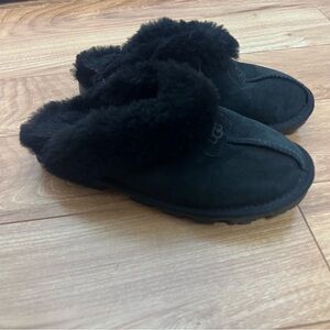 UGG Black Plush Footwear